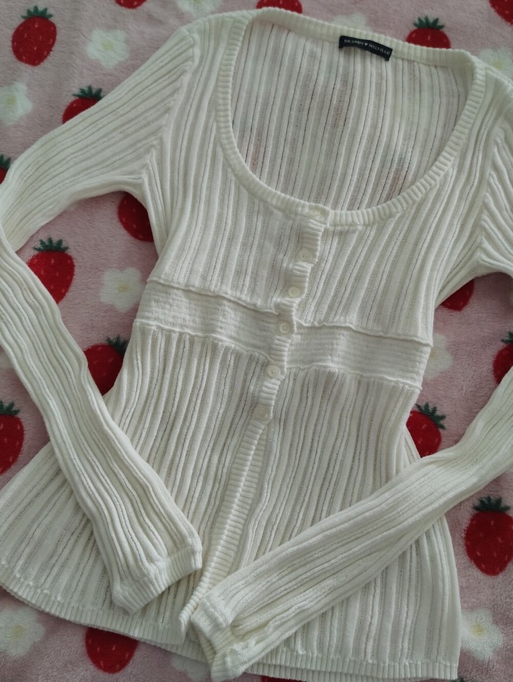 Brandy Melville nikki babydoll cardigan
